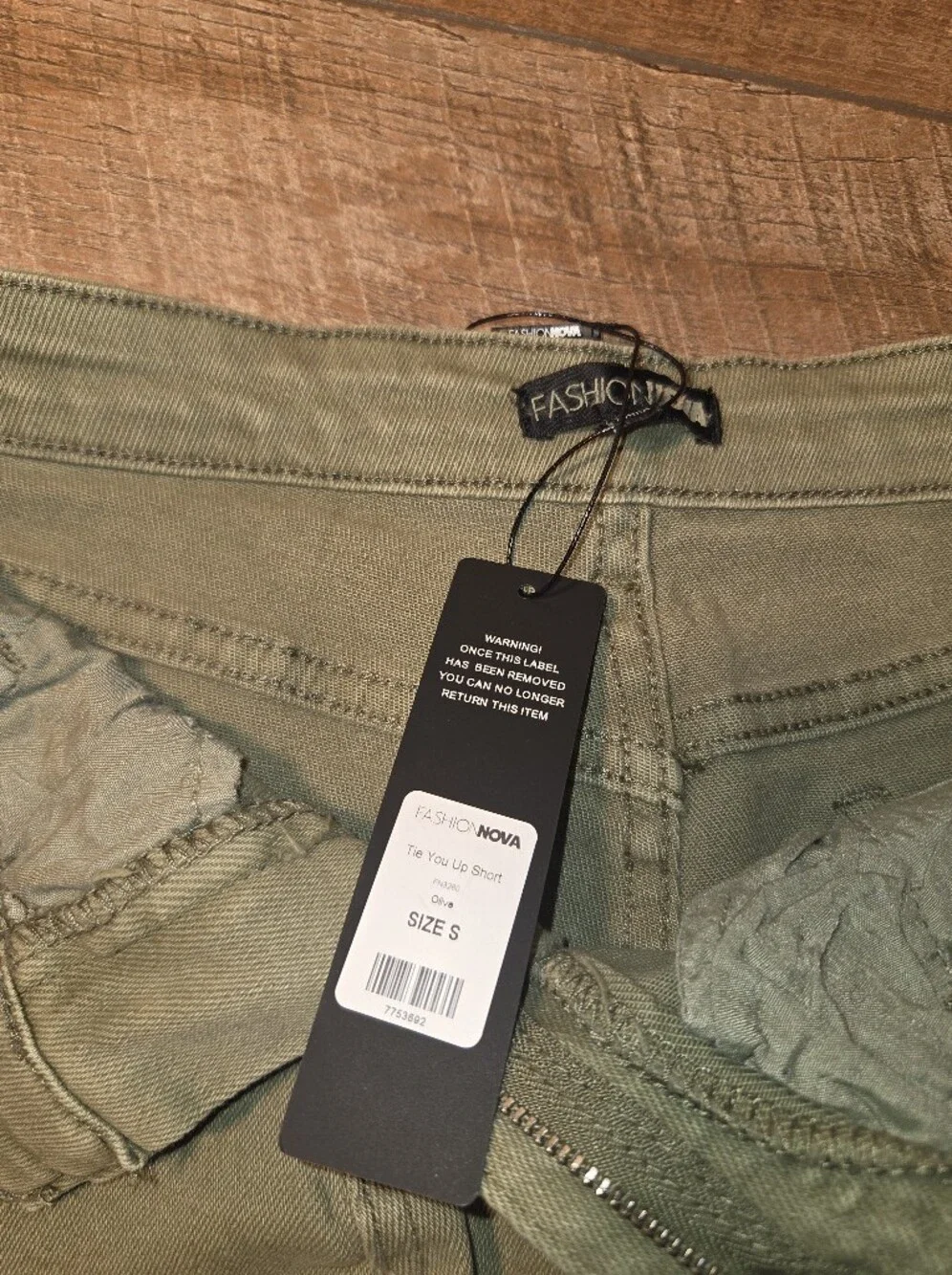Fashion Nova Tie You Up Shorts